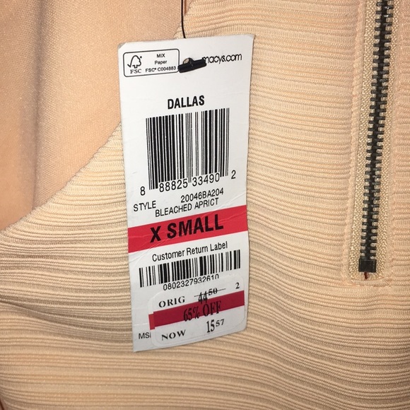 Size XS Peach Peplum Top - Picture 5 of 5